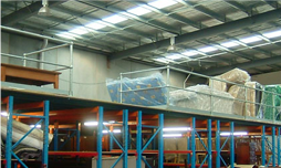 Raised floor storage system